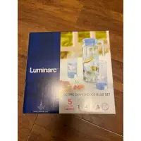 在飛比找蝦皮購物優惠-法國Luminarc 樂美凝彩冰藍一壺四玻璃壺/冷水壺/水杯