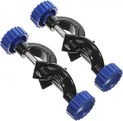 MUCKLILY 1set Adjustable Clamp Holder Heavy Duty Bosshead Clamp for Labs Easy to Use with Knobs Versatile for Home and Laboratory Applications 2pcs