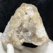 3” Natural Quartz Crystal Cluster With Calcite GEODE Multi Mineral Kentucky USA