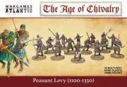 WAA-AC3 Wargames Atlantic 28mm Age of Chivalry: Peasant Levy 1100-1350 (30)