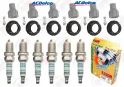 DENSO "IRIDIUM" Spark Plugs & ACDELCO Coil Boots for Chevrolet GMC Cadillac 3.6L (for: Chevrolet)