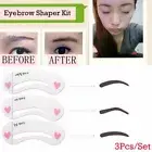 Grooming Eyebrow Shaper Kit Eyebrow Stencils Shaper Drawing Guide Thrush Card