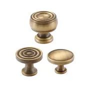 Copper Cabinet Handle Simple Retro Wardrobe Drawer Pull for Cabinet Furniture