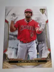 2019 Topps Triple Threads Jumbo 5x7 Albert Pujols Angels 49 03/49