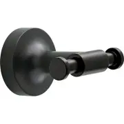 Voisin (1-Pack) Towel Hooks Matte Black Wall, Double, Mounted for Robes 2-Pro...