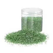 200g Crushed Glass Chips 1-3mm Irregular Broken Sprinkles Glass, Light Green