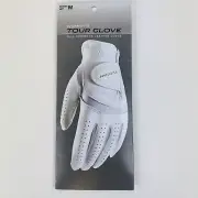 Maxfli Tour Glove Womens Full Cabretta Leather White Left Hand Glove Medium NEW