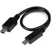 StarTech USB OTG Cable, Micro USB to Mini USB, M/M, 8in - UMUSBOTG8IN