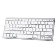 Anker WIRELESS ULTRA SLIM BLUETOOTH KEYBOARD White Silver Windows Apple Android