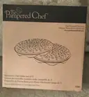 PAMPERED CHEF Microwave Potato Chip maker set 2 #1241 NIB