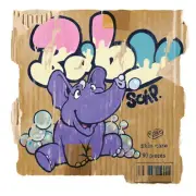 Tengaone "Fabrication Elephant_P" Art Print Multi-color 608mm×590mm