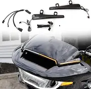 ZYTIGHTER Motorcycle Side Windshield fairings Turn Signal For Harley Touring Road Glide FLTRX 2024 2025,CVO Road Glide ST FLTRXSTSE 2024 2025,FLTRXSE 2023 2024 2025