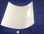 Delrin Acetal Sheet, White POM .020" Thick x 12" Width x 12" Length