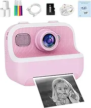 Children's Instant Print Camera | Kids Digital Camera | 1080p Hd Video Camcorder with Instant Printing Function | Versatile Intant Print Camera for Creative Play, Perfect for Birthdays and Christmas