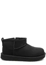 Ugg Kids Ultra Mini Suede Ankle Boots - Black - US11 (IT28/ UK10 Kids) US11 (IT28/ UK10 KIDS)