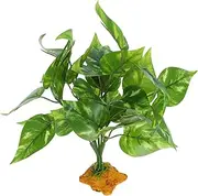 Totority Fake Plants for Reptile Habitat Decor Durable Artificial Plants for Aquariums No Maintenance Required Versatile Bonsai Style for Bearded