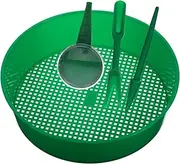 TOBBOMEY 1 Set Plastic Soil Sifting Tool Gardening Mesh Sieve for Efficient Soil Filtration Easy Clean for Sifting Rocks and Debris