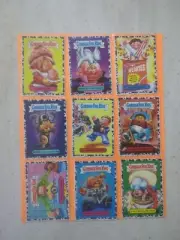 2018 Garbage Pail Kids We Hate The 80s Lot Of 9 Bruised Splatter Border
