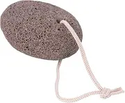 Natural Lava Pumice Stone for Feet and Hand Coffee Color Callus Remover Ergonomic Design for Foot Scrubber for Smooth Heels Relaxation Blood Flow Stimulation