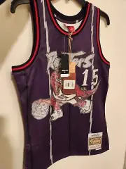 Mitchell & Ness 75th Anniversary Lenticular Swingman Carter Raptors Jersey small