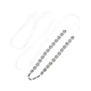 Shimmering Bridal Sash Crystal Rhinestones Handmade Lace Wedding Belt for Bride
