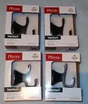4 NEW Sealed in boxes ​Pfister BRH-VNC0B Venturi Robe Hooks in Matte Black