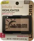 1 x LA COLORS Shimmer Highlighter Shine Bright Brightens Skin Instantly Radiant
