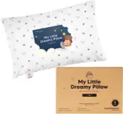 Mini Toddler Pillow with Pillowcase - 23x33 My Little Dreamy Mini Pillow, Org...