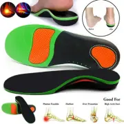 Orthotic Insoles Arch Support Flat Foot High Plantar Feet Fasciitis Paded Insert