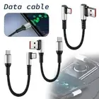 Super fast charging elbow type c charging cable car data cable power bank H Z8U9