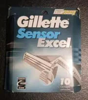 Gillette Sensor Excel Razor Blades 10 Cartridges