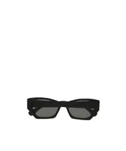 Geometrically framed sunglasses One size Black