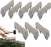 Retaining Wall Blocks Landscape Edging, Decorative Lawn Border, Outdoor Patio Bricks 33.5x4x12.5cm/13.19x1.57x4.92 Inches Weather-Resistant/Versatile Garden Use For Flower Walkway
