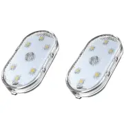 2pcs Car Interior Dome Light Finger Touch Sensor Reading Lamp LED Attraction USB (for: Renault)