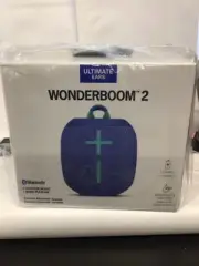 Wonderboom 2 Ultimate Ears Bluetooth Speaker New In Box (Blue)