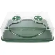 Seed and Herb Domed Propagator and Germination Tray, Medium, Green