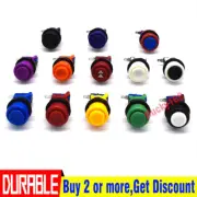 Arcade Game HAPP Style Push Button America with Microswitch For JAMMA MAME DIY