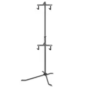 CyclingDeal 2 Bike Bicycle Vertical Hanger Parking Rack Gravity Floor Storage Stand for Garages or Apartments
