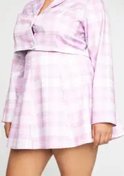 Miss Back 2 School Baddie Plaid Skirt
