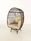 Outdoor Egg Chair With Legs Large Pod Chair with Cushion