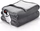 Electric Blanket 72"X84" Full Size Heated Blanket with 6 Heat Settings & 10 Hour