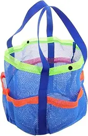 [GALPADA] Mesh Beach Tote Bag for Women Swim Tote with Side Pockets Durable Design for Travel Camping and Swimming for Organizing Your Essentials