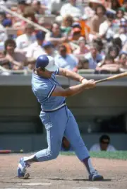 Jeff Burroughs of the Atlanta Braves Baseball 1980 Photo 1