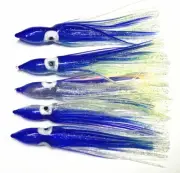 5 Pcs 5.5 inch Fishing Lures Squid Skirts Octopus Trolling Fishing Lures