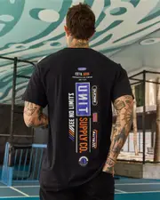 [Unit] Unit Men's Last Lap T-Shirt in Black Size Large L Black