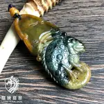 【龍騰翡翠】天然A貨 緬甸玉 富貴 三彩 招財神獸 項鍊 吊墜 糯種 帶綠 質地佳 雕工細膩 A貨 翡翠 Q糯種 老三彩