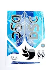 NEW 3D DSC SPLIIT EMBOSSED CRICKET BAT STICKER