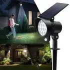 ALUSSO Solar Spot Lights Outdoor Motion Sensor, 3CCT Dimmable Solar Landscape