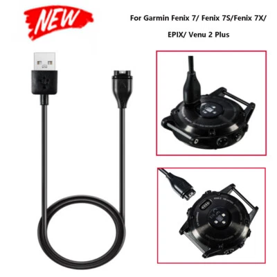 USB Charger 1m Charging Cable For Garmin Fenix 7/7S/Fenix 7X/ EPIX/ Venu 2 Plus