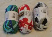 Lot Of 3 Various Red Heart Boutique Sashay Yarn Skeins